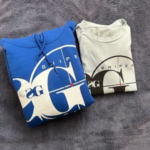 Sniper Gang hoodie and t-shirt, Mens small